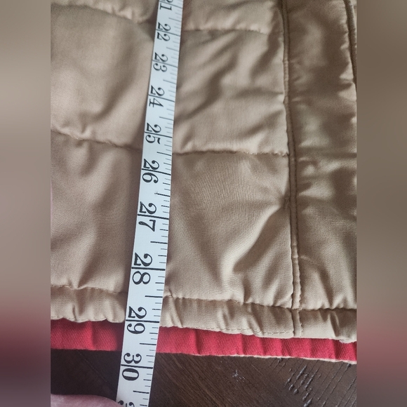 XL Tan London Fog Outdoors Unlimited Hooded Quilted Zip Up Jacket - Picture 12 of 13